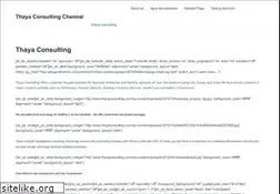 Sites similar to thayaconsulting.com