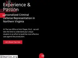 Sites similar to thayernovalaw.com