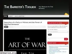 Sites similar to the-barristers-toolbox.com