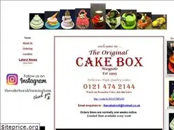 Sites similar to the-cakebox.co.uk