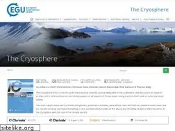 Sites similar to the-cryosphere.net