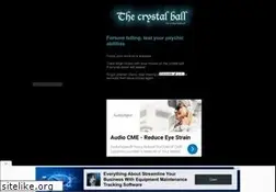 Sites similar to the-crystal-ball.com