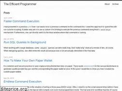 Sites similar to the-efficient-programmer.com
