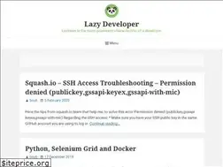 Sites similar to the-lazy-dev.com
