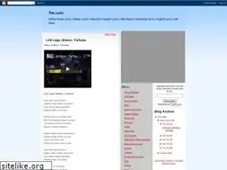 Sites similar to the-lyric.blogspot.com