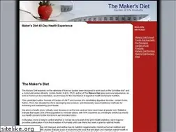 Sites similar to the-makers-diet.com