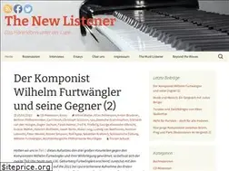 Sites similar to the-new-listener.de