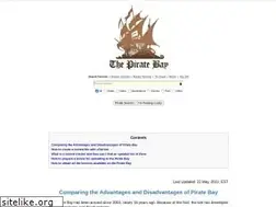 Sites similar to the-pirate-bays.org