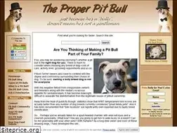 Sites similar to the-proper-pitbull.com
