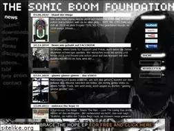 Sites similar to the-sonic-boom-foundation.de