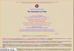 Sites similar to the-testament-of-truth.com