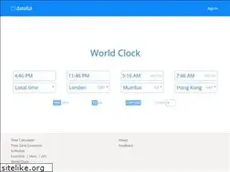 Sites similar to the-world-clock.com