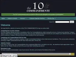 Sites similar to the10commandments.info