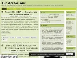 Sites similar to theaccpacguy.com