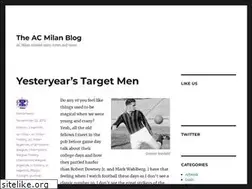 Sites similar to theacmilanblog.com