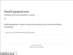 Sites similar to theafa.typepad.com