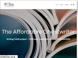 Sites similar to theaffordableghostwriter.com