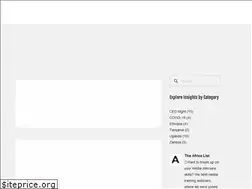 Sites similar to theafricalistinsights.com
