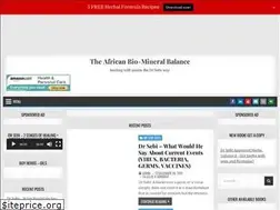 Sites similar to theafricanbiomineralbalance.com