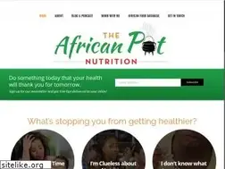 Sites similar to theafricanpotnutrition.com