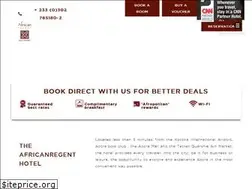 Sites similar to theafricanregenthotel.com