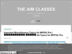Sites similar to theaimclasses.blogspot.com