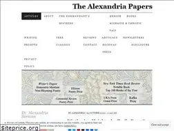 Sites similar to thealexandriapapers.com