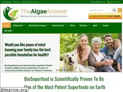 Sites similar to thealgaeanswer.com