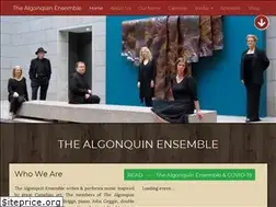 Sites similar to thealgonquinensemble.com