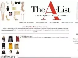 Sites similar to thealist.com