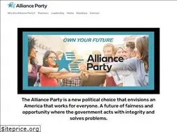 Sites similar to theallianceparty.com