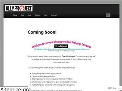 Sites similar to theallyproject.com