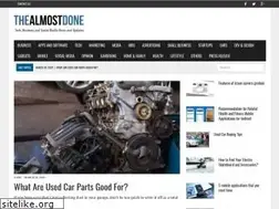 Sites similar to thealmostdone.com