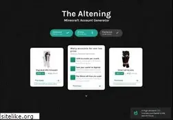 Sites similar to thealtening.com