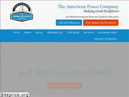 Sites similar to theamericanfenceco.com