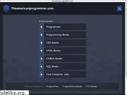 Sites similar to theamericanprogrammer.com