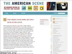Sites similar to theamericanscene.com