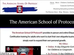 Sites similar to theamericanschoolofprotocol.com