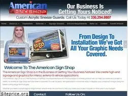 Sites similar to theamericansignshop.com