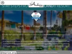 Sites similar to theanaheimhotel.com