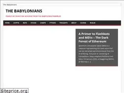 Sites similar to theancientbabylonians.com