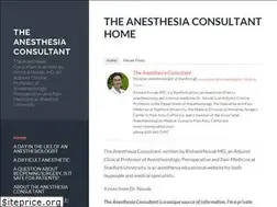 Sites similar to theanesthesiaconsultant.com