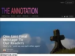 Sites similar to theannotation.com