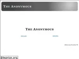 Sites similar to theanonymous.net