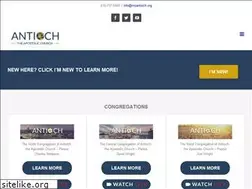 Sites similar to theantioch.com