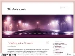 Sites similar to thearcanearts.wordpress.com