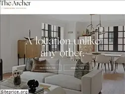 Sites similar to thearcherresidences.com
