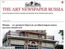 Sites similar to theartnewspaper.ru
