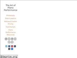 Sites similar to theartofpianoperformance.com