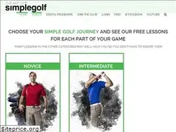 Sites similar to theartofsimplegolf.com